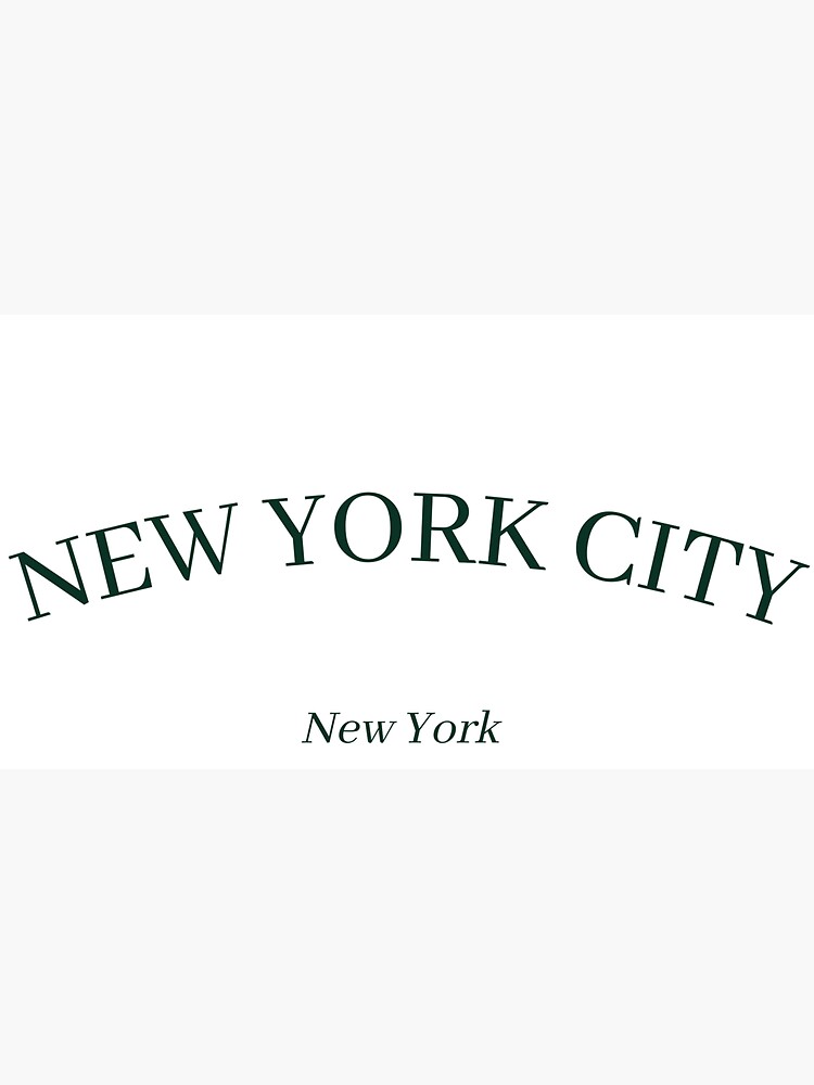 Manhattan New York City, New York, Minimalist Dark Green Design  Cap for  Sale by BellaHope1