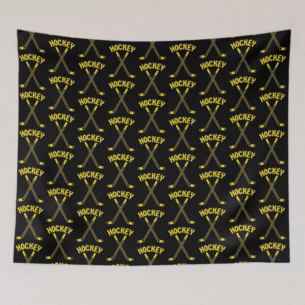 Item preview, CROSSED ICE HOCKEY STICKS designed and sold by HOCKEYBUBBLE.