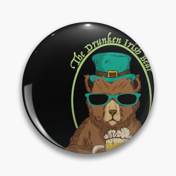 Item preview, The Drunken Irish Bear St Patrick's Day designed and sold by Merchandiser099.