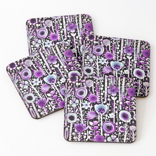 Item preview, Flowers purple pattern designed and sold by Zukhra79.
