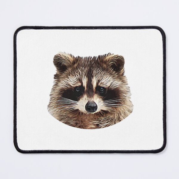 Item preview, Cute Racoon head wild forest animal designed and sold by FrenchsTuck.