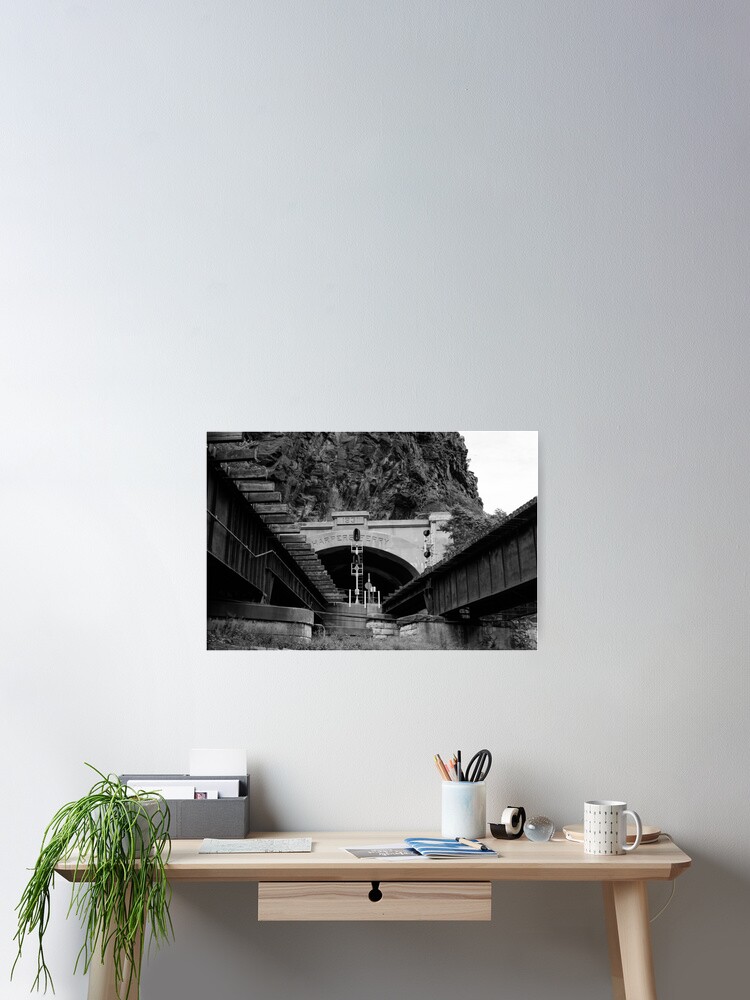 Harper's Ferry top Ancient Brick Tunnel Framed Horizontal Poster