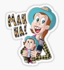 MAH HA! Sticker