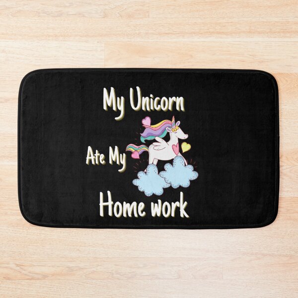 Item preview, M'y Unicorn ate My homework  designed and sold by JUSTDOIT ⭐⭐⭐⭐⭐.