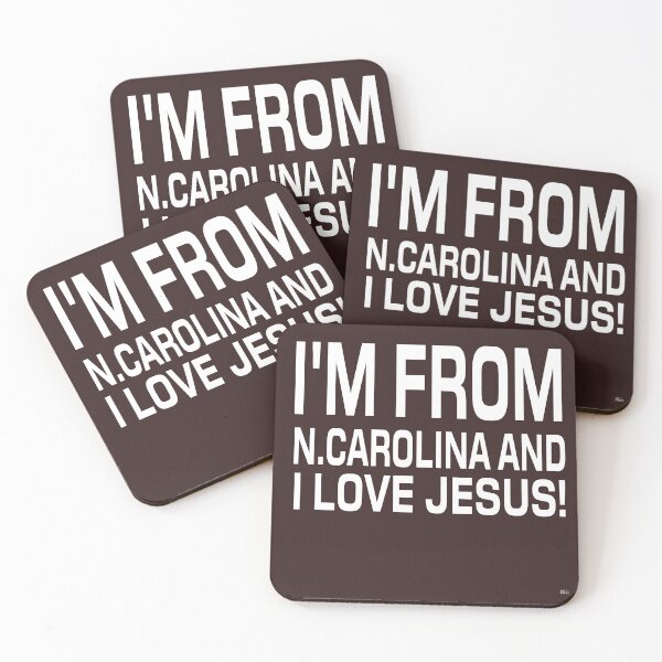 Item preview, I'M FROM N. CAROLINA AND I LOVE JESUS! Tshirt, mugs designed and sold by DoubleDSD.