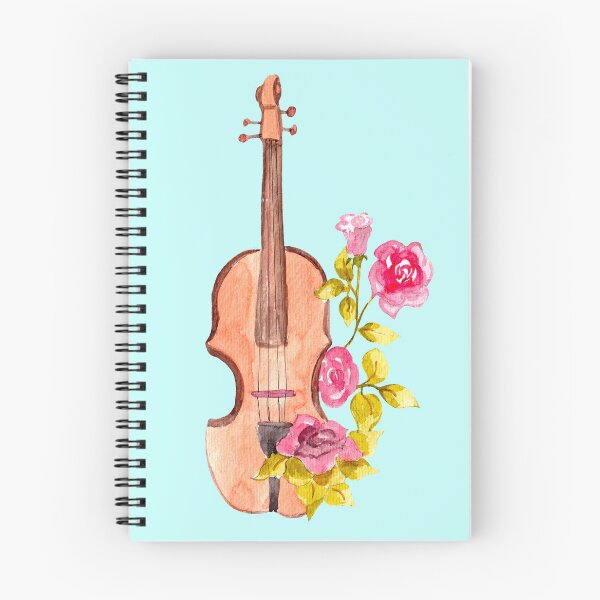 Item preview, Folral Watercolor Violin For Music Lovers And Violin Players As Violist - Watercolor Violin designed and sold by Funwithmusic.