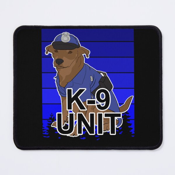 Item preview, K9 unit pug/ dog artistic blue retro sunset/distressed design style 3 designed and sold by SamRVstore.