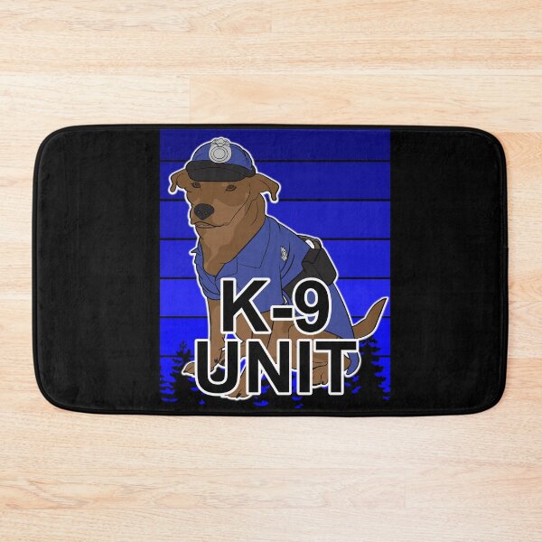 Item preview, K9 unit pug/ dog artistic blue retro sunset/distressed design style 3 designed and sold by SamRVstore.