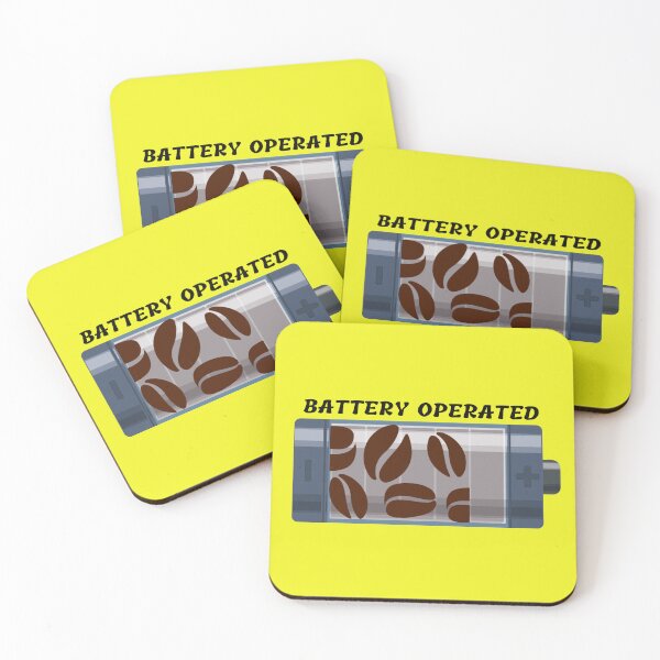 Item preview, Coffee Beans Battery Operated In Yellow designed and sold by LuckyKermit.