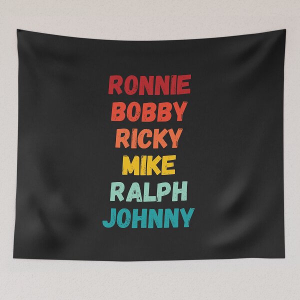 Item preview, Ronnie Bobby Ricky Mike Ralph Johnny 80s Vintage Slang Rap Popular Culture Hip Hop designed and sold by Nepaz-Designs.