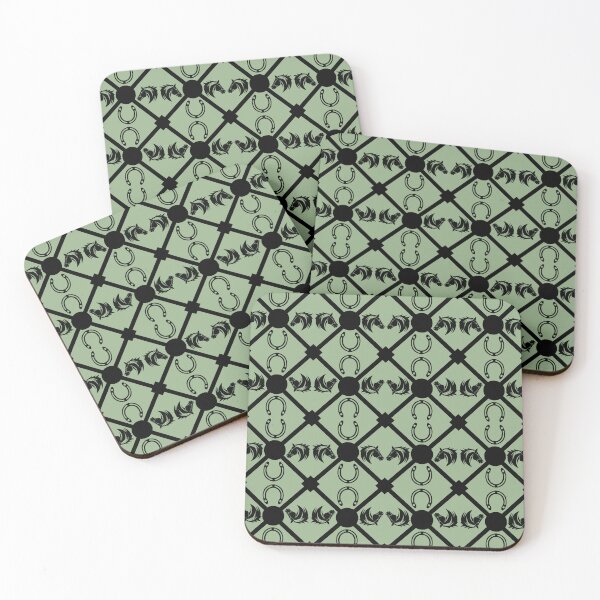 Item preview, Horses Horse Head Horseshoes Equestrian Repeating Pattern designed and sold by CharJens.