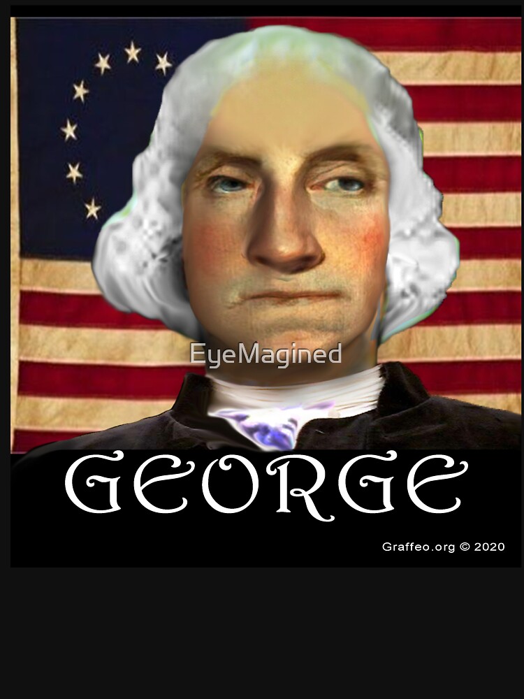 Thumbnail 7 of 7, Essential T-Shirt, George Washington designed and sold by EyeMagined.