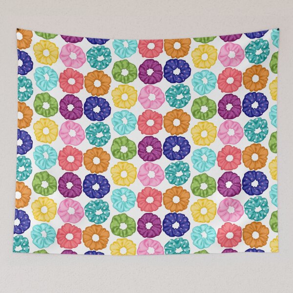 Item preview, Cute colorful glossy scrunchies designed and sold by aninanime.