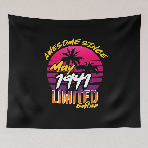 Item preview, Vintage Birthday 81th Gift: Awesome Since May 1941 designed and sold by AMINE  ★★★★★.
