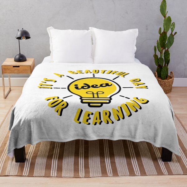 Item preview, It's a Beautiful Day for Learning, Teacher Appreciation Quotes, First Day of School, Teacher Life designed and sold by Quotesigner.