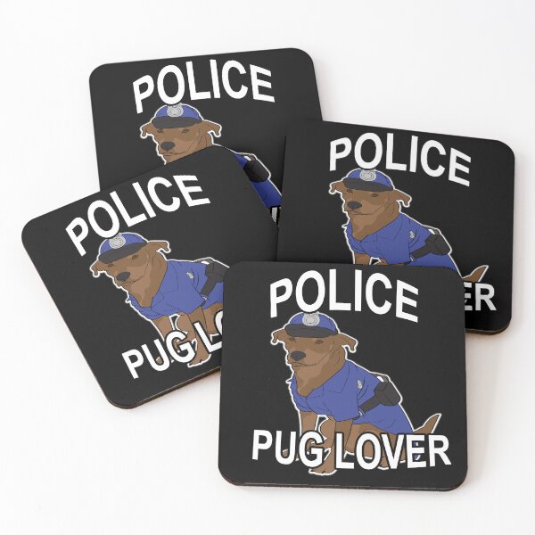 Item preview, Police pug/ dog lover artistic design  designed and sold by SamRVstore.