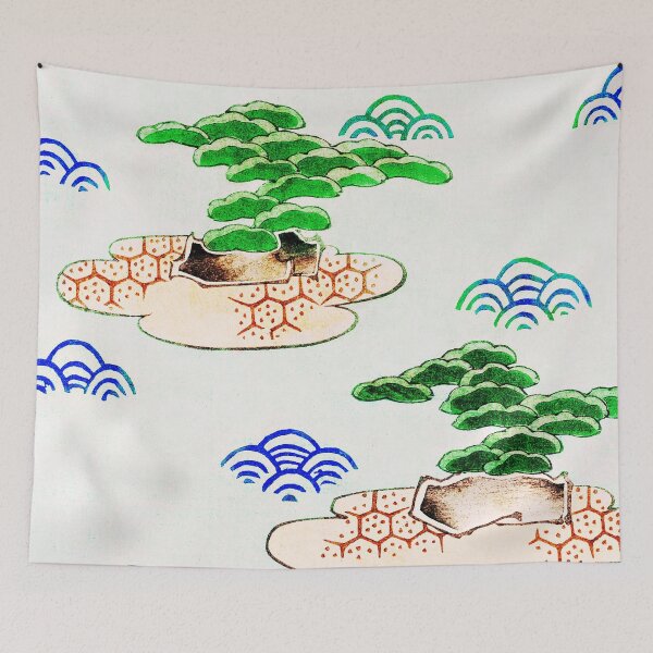 Item preview, Landscape illustration from Bijutsu Sekai by Watanabe Seitei designed and sold by RyanCaudell.