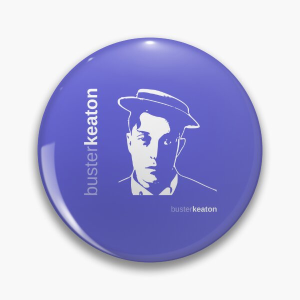 Item preview, Classic Buster Keaton poster (indigo) designed and sold by CMYKStudio.