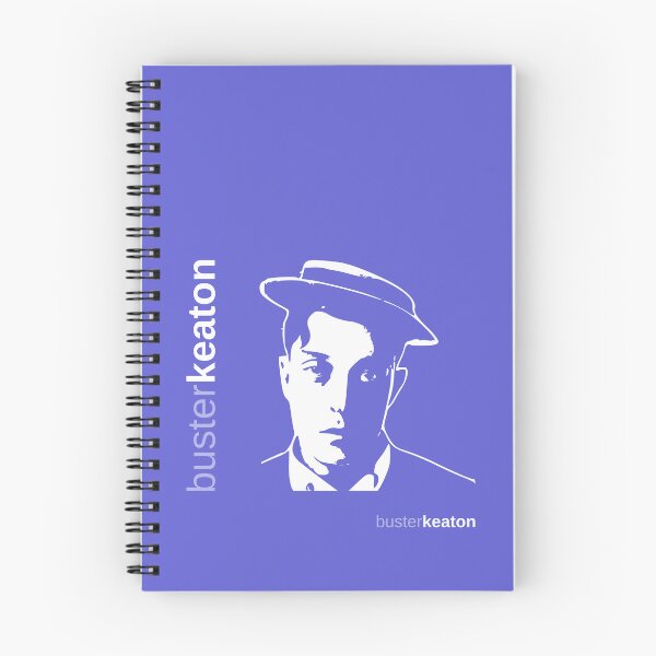 Item preview, Classic Buster Keaton poster (indigo) designed and sold by CMYKStudio.