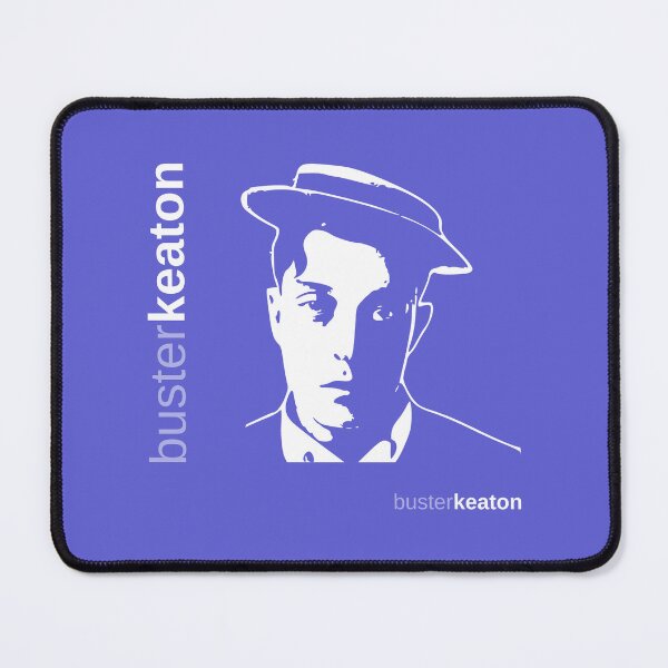 Item preview, Classic Buster Keaton poster (indigo) designed and sold by CMYKStudio.