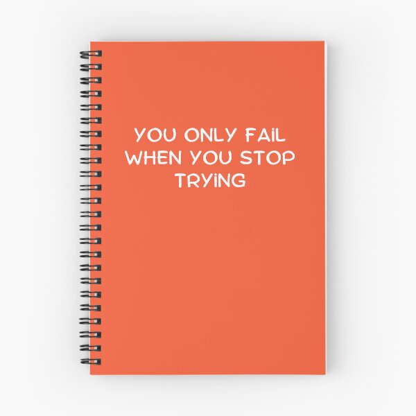 Item preview, You Can Only Fail When You Stop Trying designed and sold by MoaaStore.