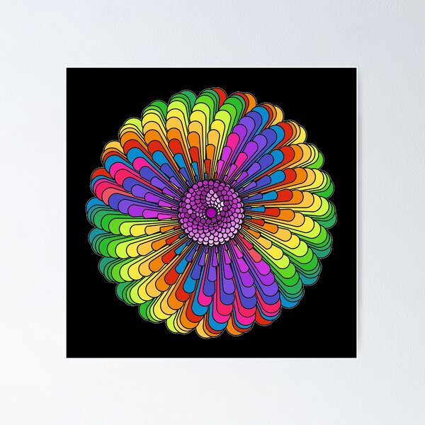 Item preview, The Spirals of Frequencies on black designed and sold by AmazingEarth.
