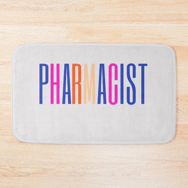 Item preview, Pharmacist tshirt tall funky blue and pink text designed and sold by miriamyk.