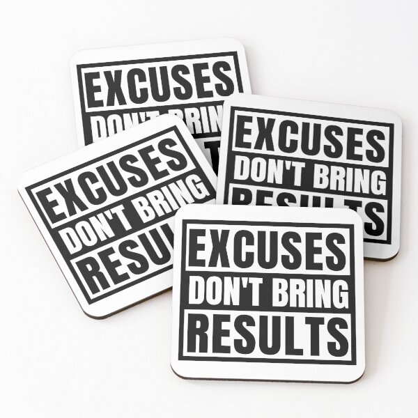 Item preview, Excuses Don't Bring Results designed and sold by KingsManKind.