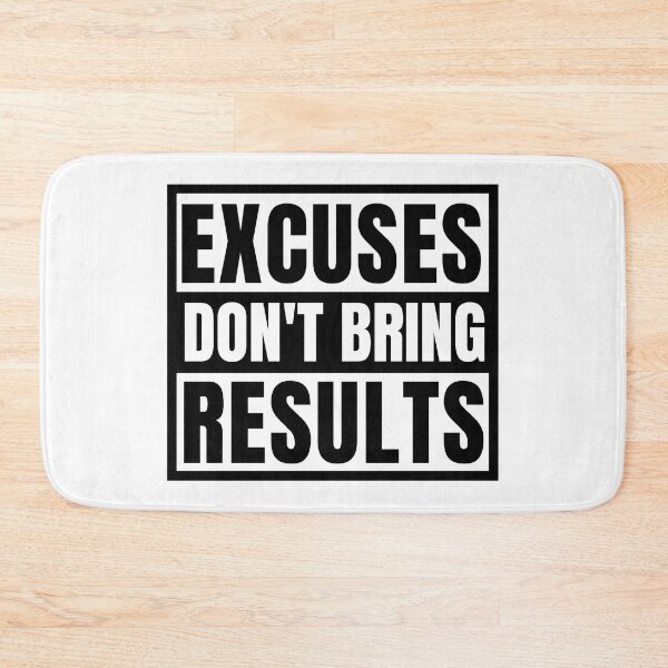 Item preview, Excuses Don't Bring Results designed and sold by KingsManKind.