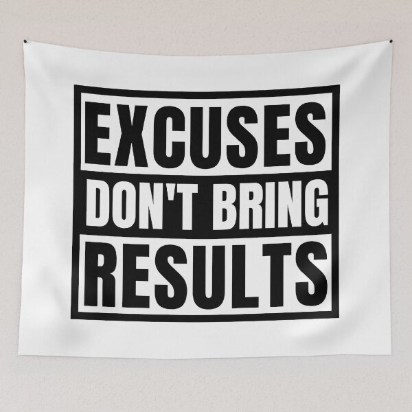 Item preview, Excuses Don't Bring Results designed and sold by KingsManKind.