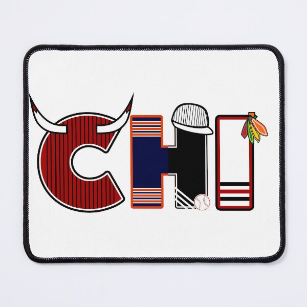 Chicago Bulls Jersey Shaped 10 by 8 Mouse Pad