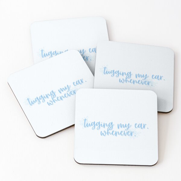 Item preview, Tugging My Ear The Selection Blue Flower Quote designed and sold by Simply Magic Supply.