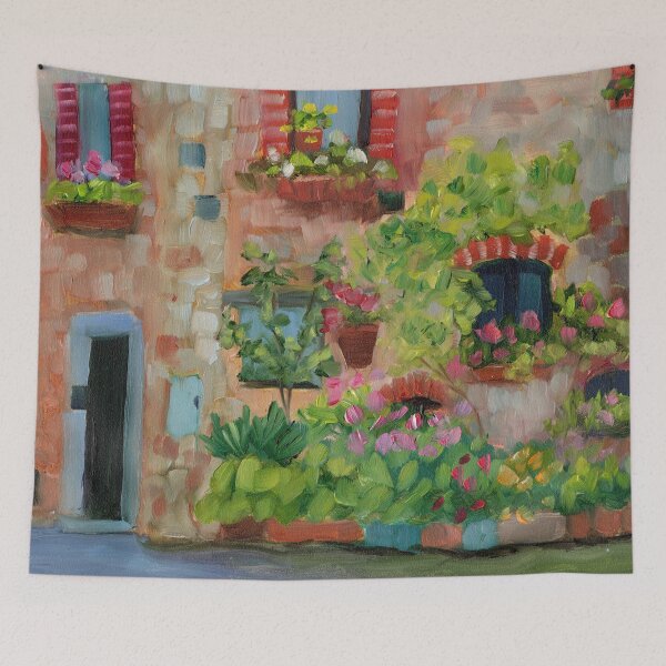 Item preview, Tuscan Window Boxes designed and sold by MarcyBrennanArt.