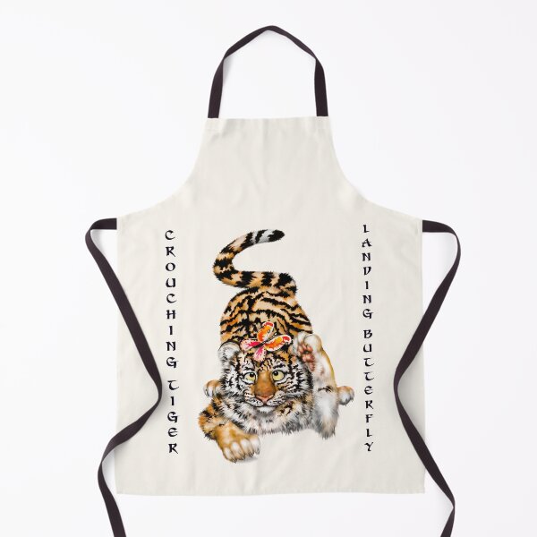 Item preview, Crouching Tiger Landing Butterfly | WT Cartoon Tiger Cub designed and sold by Snootrac.