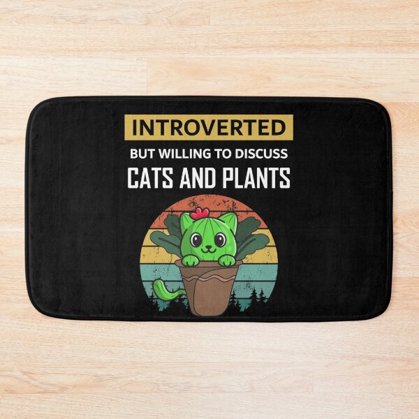 Item preview, Introverted But Willing to Discuss Cats designed and sold by thegiftedadult.