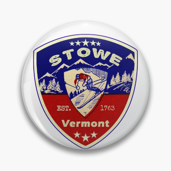 Item preview, Stowe Vermont Skiing Ski Mountains Skier VT designed and sold by DESTINATIONS DECAL.