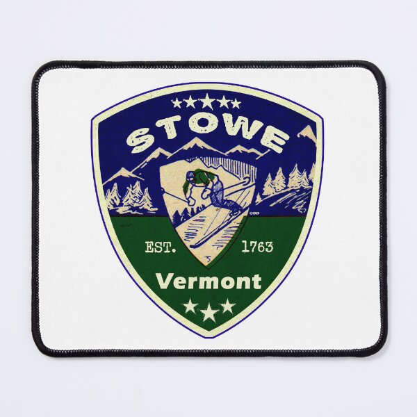 Item preview, Stowe Vermont Skiing Ski Mountains Skier VT designed and sold by DESTINATIONS DECAL.