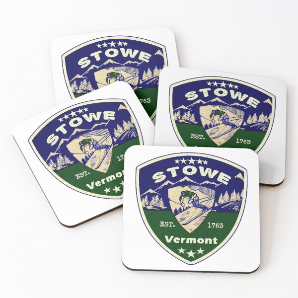 Item preview, Stowe Vermont Skiing Ski Mountains Skier VT designed and sold by DESTINATIONS DECAL.