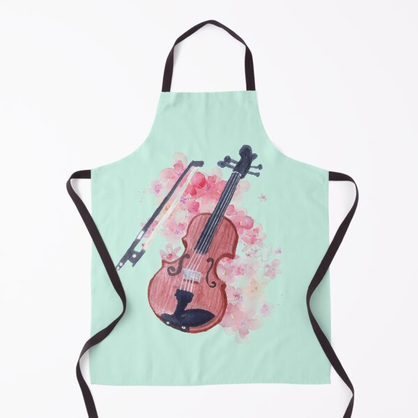 Item preview, Folral Watercolor Violin For Music Lovers And Violin Players As Violist - Watercolor Violin designed and sold by Funwithmusic.