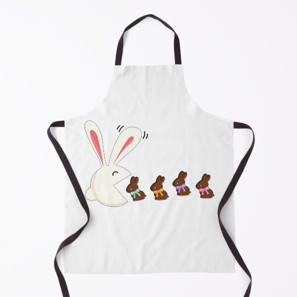 Item preview, Funny Easter Rabbit Eating Chocolate Easter Bunnies designed and sold by Dibble Dabble Designs.