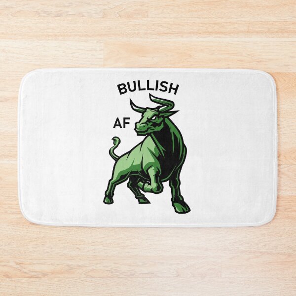 Item preview, Bullish AF Green Bull designed and sold by PSteinDesign.