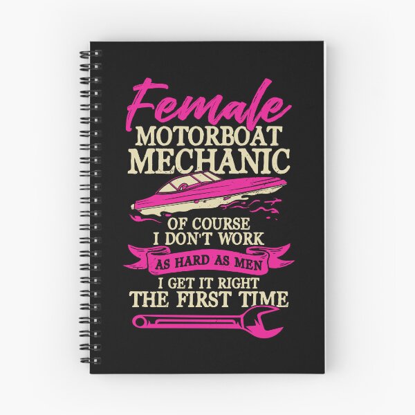 Item preview, Female Motorboat Mechanic Technician Girl Gift designed and sold by Marcid95.