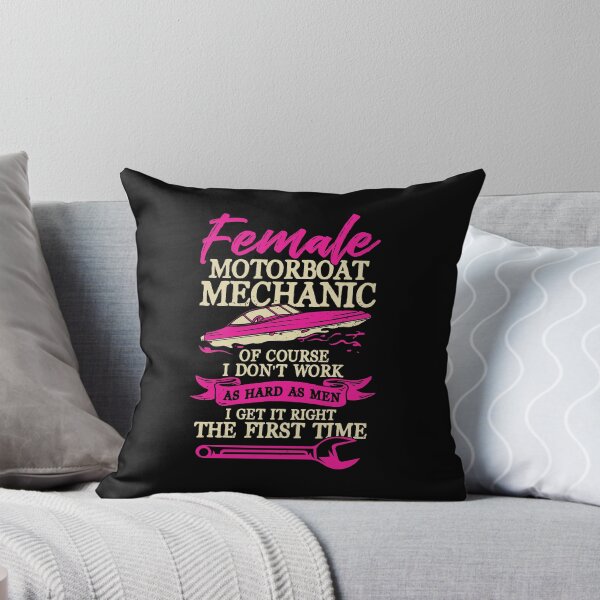 Item preview, Female Motorboat Mechanic Technician Girl Gift designed and sold by Marcid95.