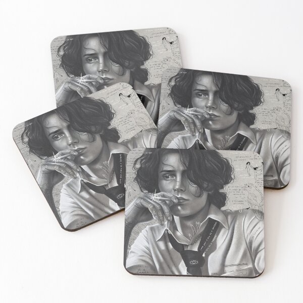 Item preview, Portrait Dark Academia drawing designed and sold by Munaalunaa.