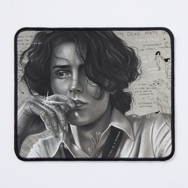 Item preview, Portrait Dark Academia drawing designed and sold by Munaalunaa.