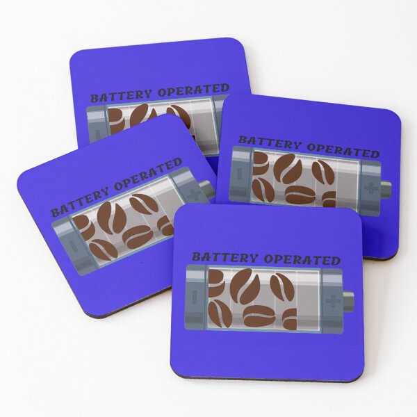 Item preview, Coffee Beans Battery Operated In Blue designed and sold by LuckyKermit.