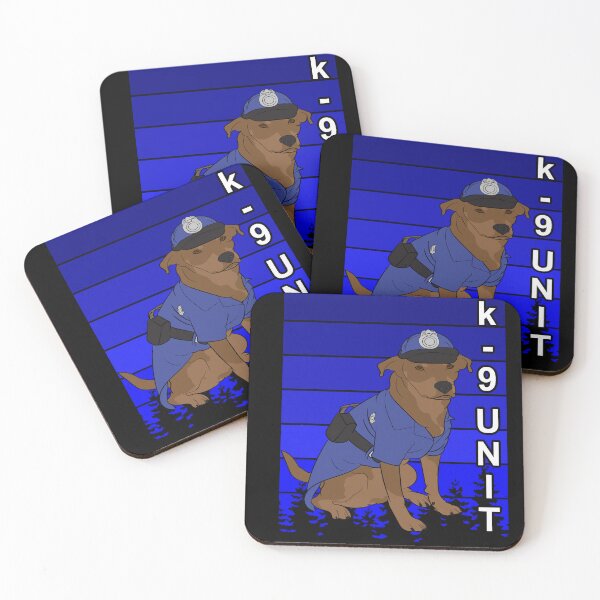 Item preview, K9 unit pug/ dog lover artistic blue retro sunset distressed design  designed and sold by SamRVstore.