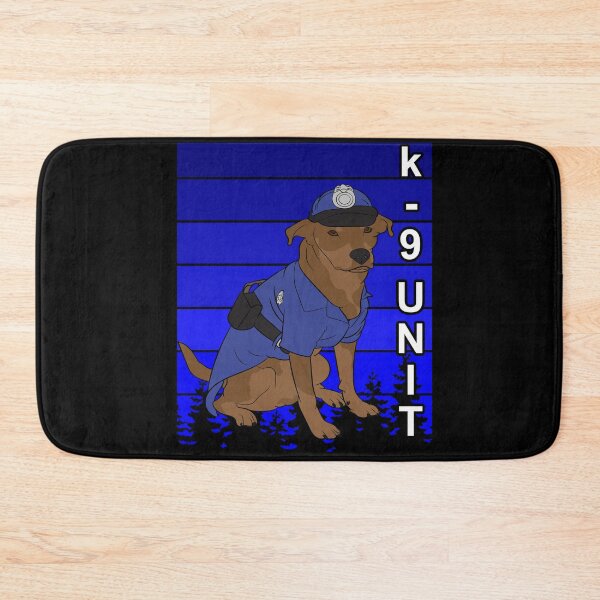 Item preview, K9 unit pug/ dog lover artistic blue retro sunset distressed design  designed and sold by SamRVstore.