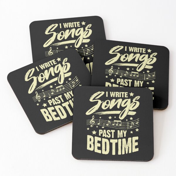 Item preview, I Write Songs Past My Bedtime Songwriter Gift designed and sold by Marcid95.