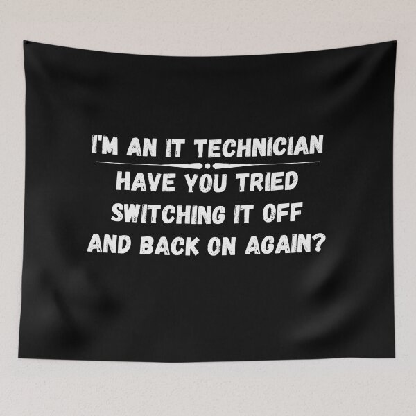 Item preview, Have you tried switching it off and on again? designed and sold by RichTeeDesigns.